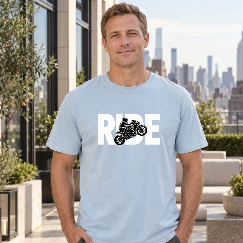 RIDE Dirt Bike T-Shirt lifestyle photo
