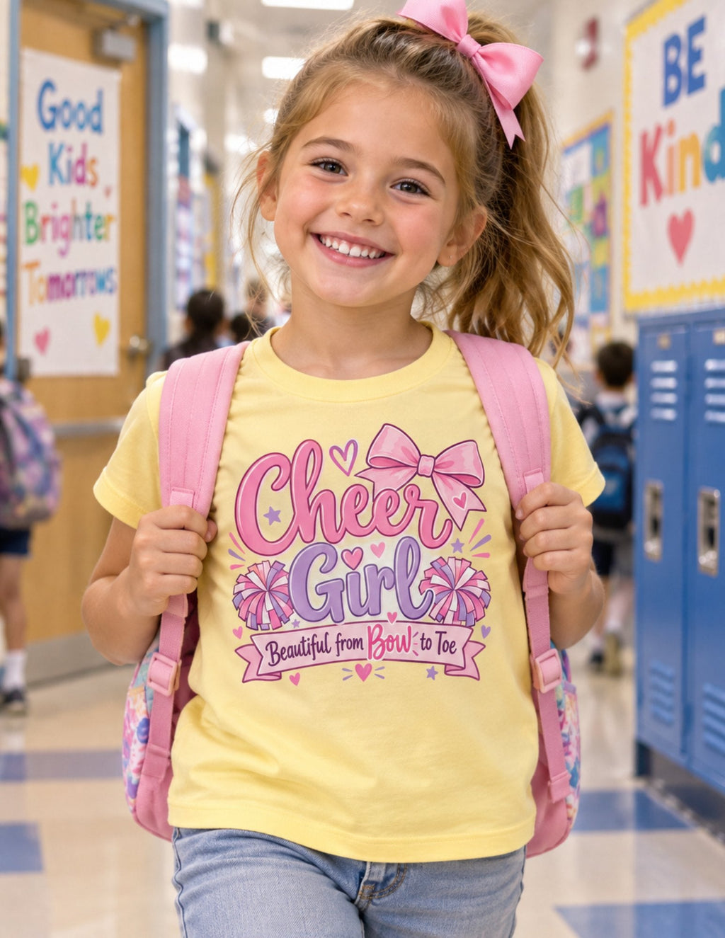 Cheer Girl Youth T-Shirt lifestyle photo