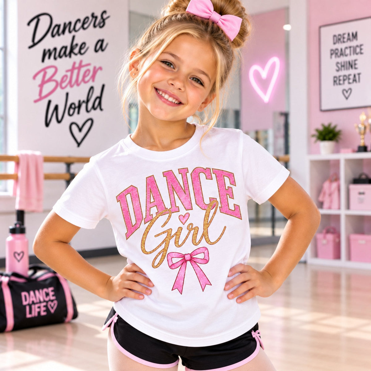 Dance Girl Youth T-Shirt lifestyle photo