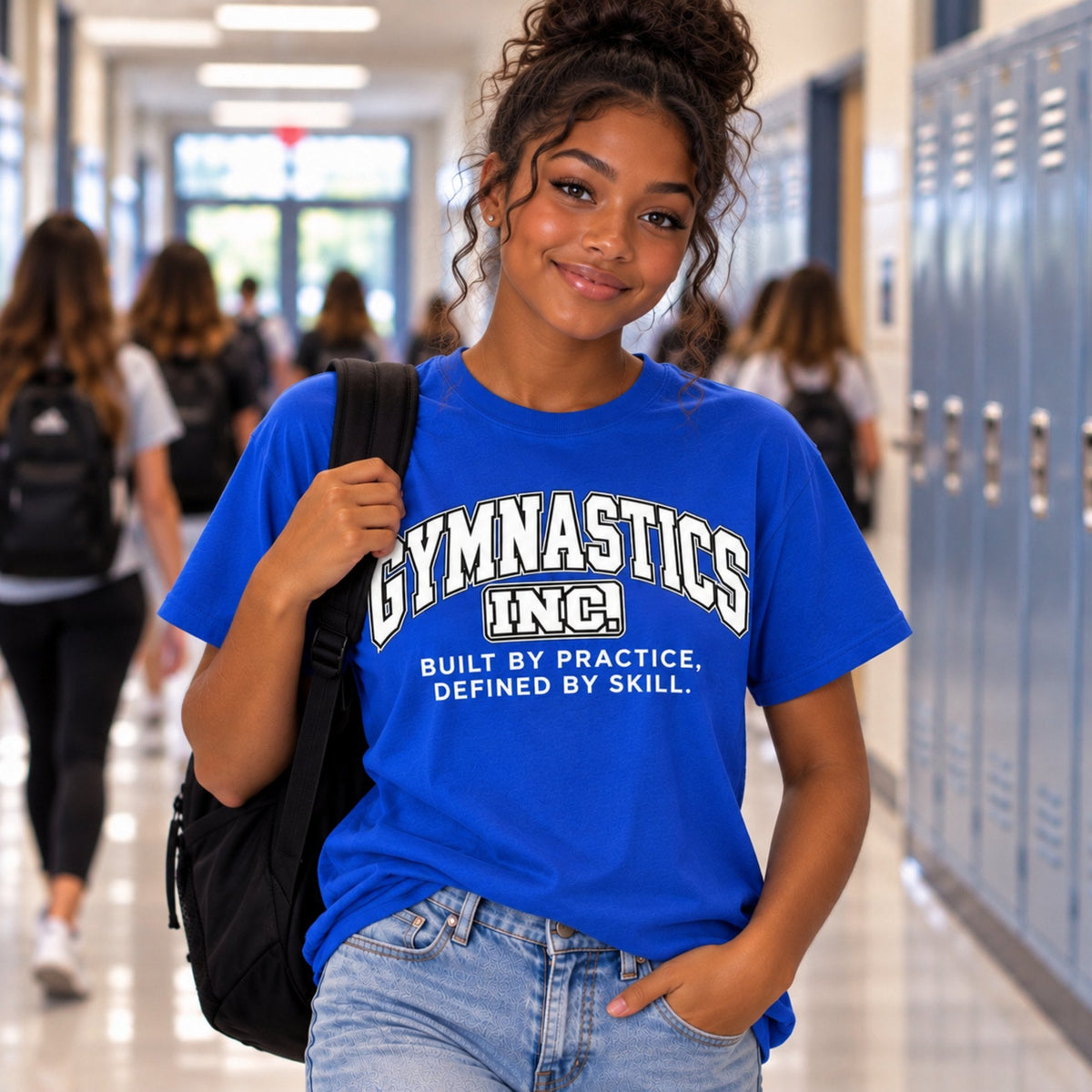 Gymnastics Inc. Youth T-Shirt lifestyle photo