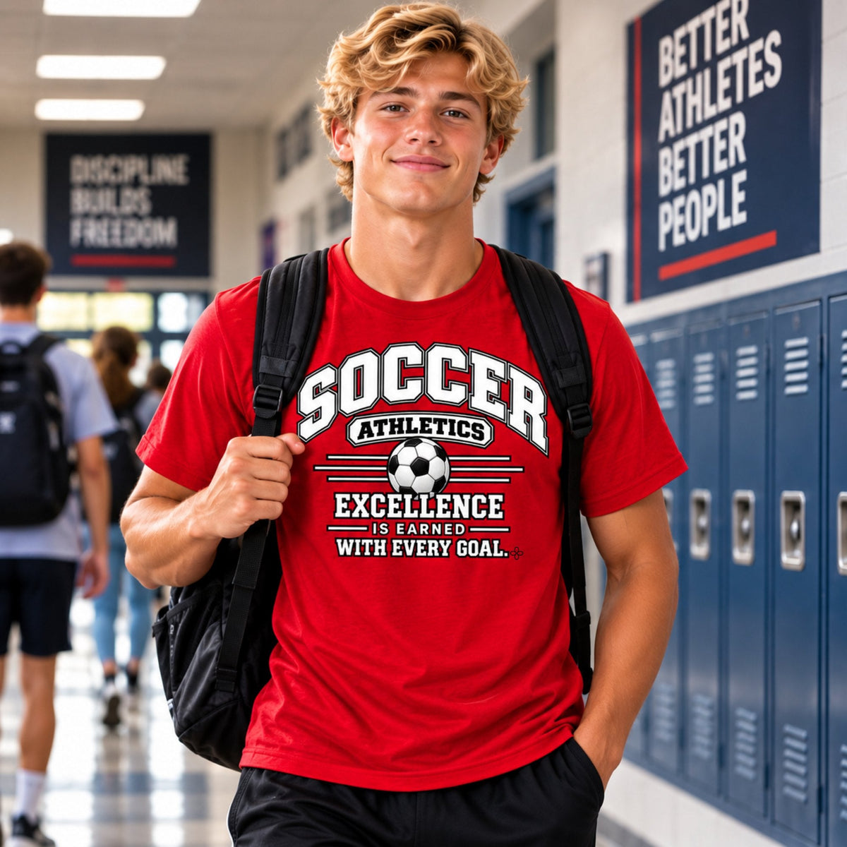 Soccer Athletics Youth T-Shirt lifestyle photo