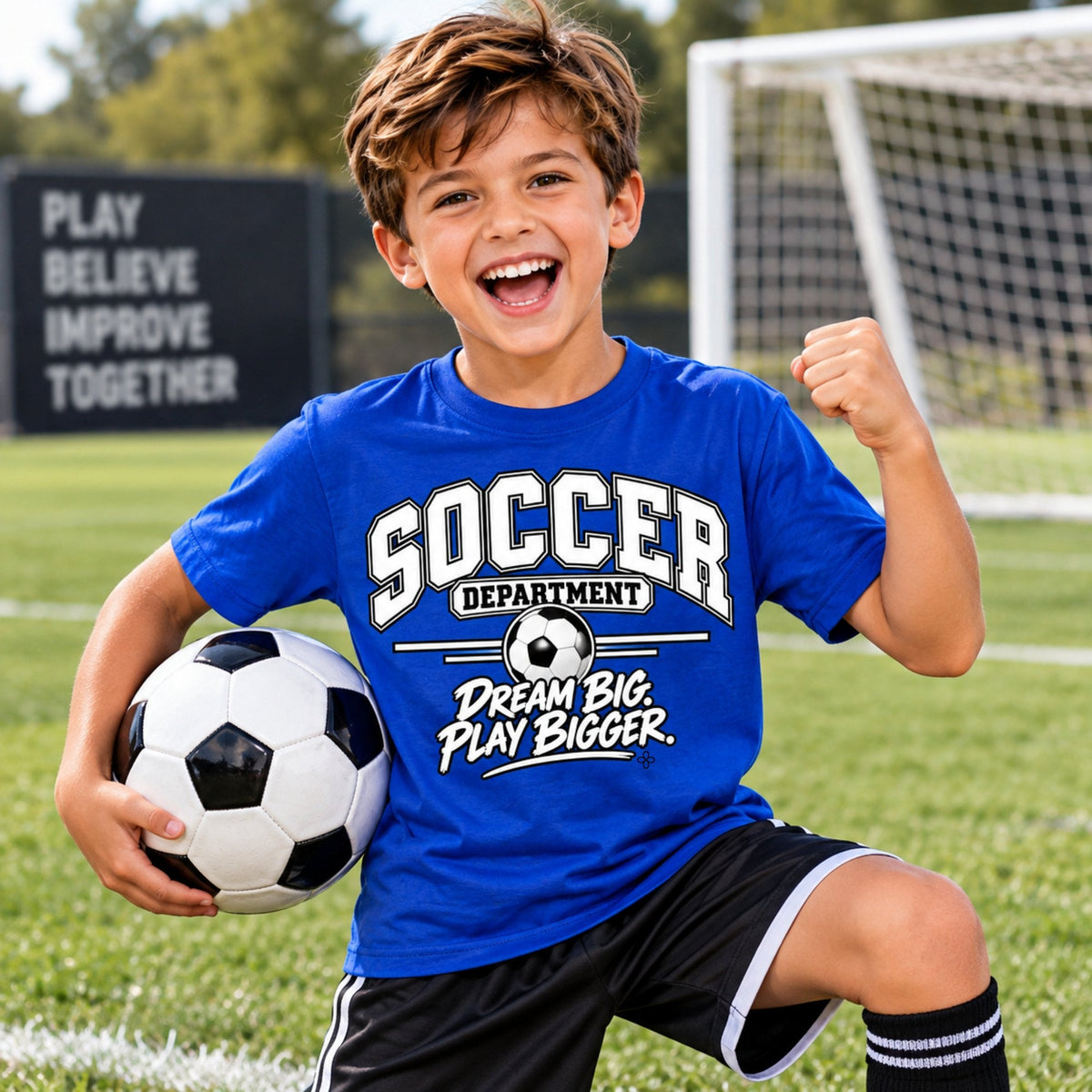 Soccer Department Youth T-Shirt lifestyle photo