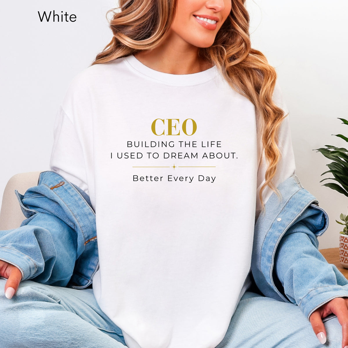 Personalized CEO T-shirt - Custom Business Owner Tee - Business Gift - Building the Life I Used to Dream About