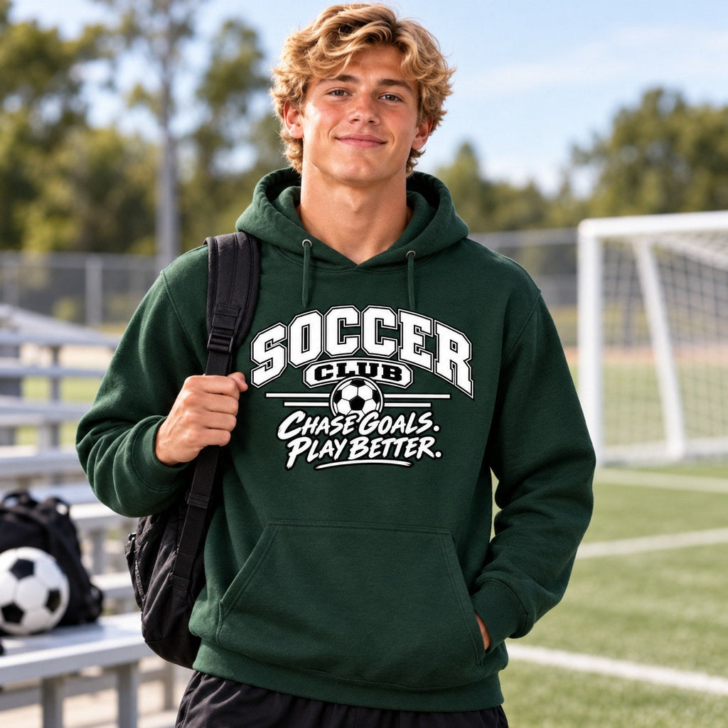 Soccer Club Hoodie lifestyle photo
