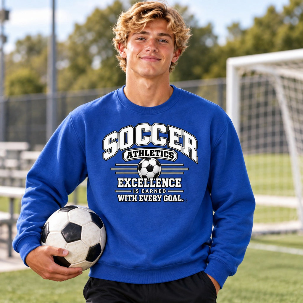 Soccer Athletics Youth Sweatshirt lifestyle photo