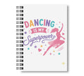 Dancing is My Superpower, Dance Notebook, 8.5"x11" Wide Ruled, Kids Notebook, Blank Notebook, Spiral Bound