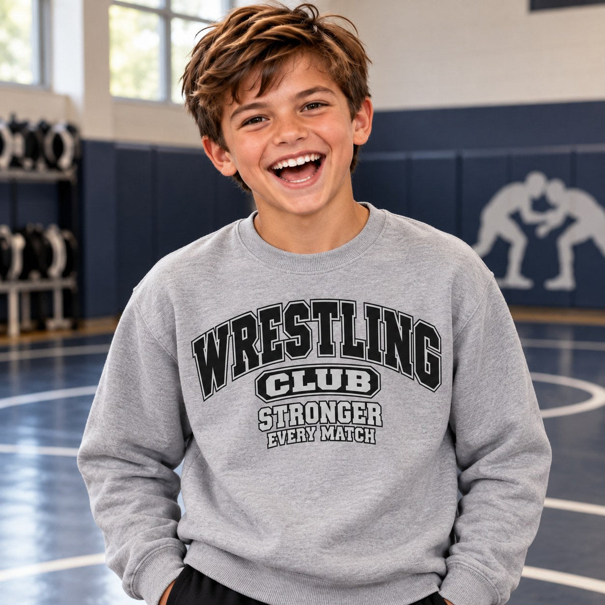 Wrestling Club Sweatshirt lifestyle photo