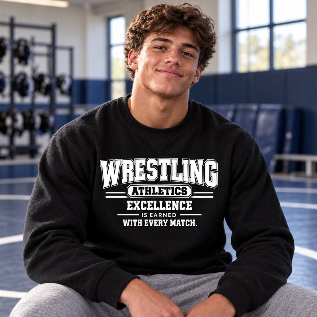 Wrestling Athletics Youth Sweatshirt lifestyle photo