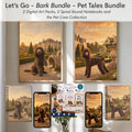 Chocolate / Brown Poodle - Bark Bundle - Let's Go Pet Tales Digital and Journal Bundle