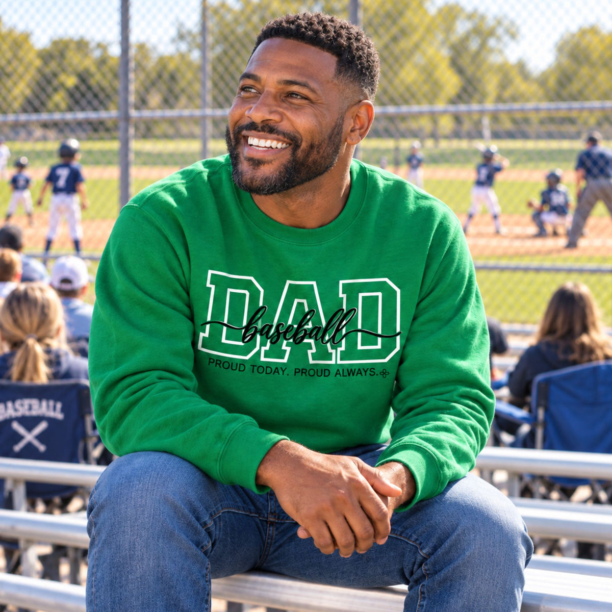 baseball dad sweatshirt full