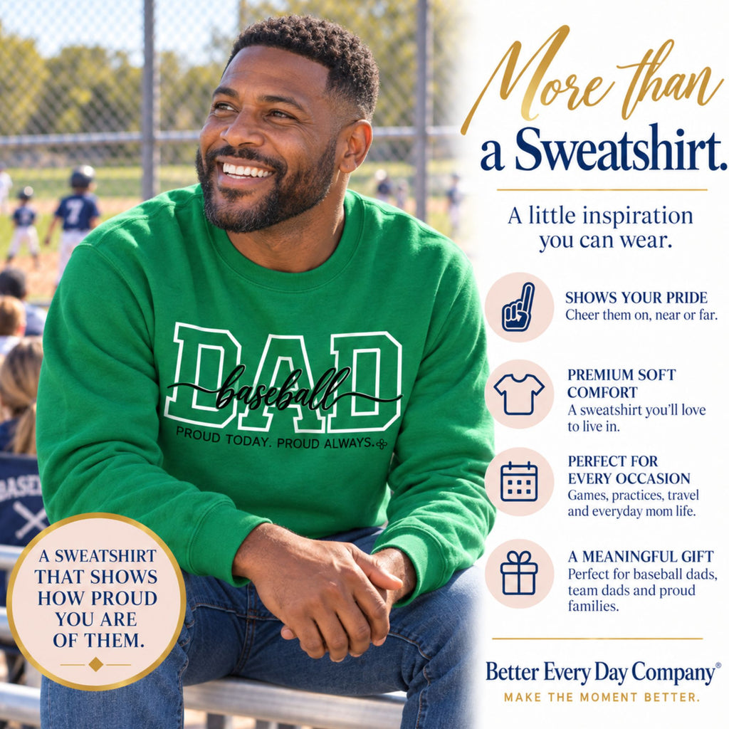 baseball dad sweatshirt main