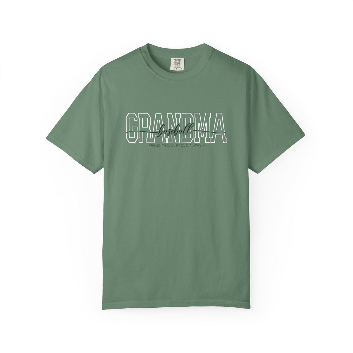 Baseball Grandma shirt - Kelly Green