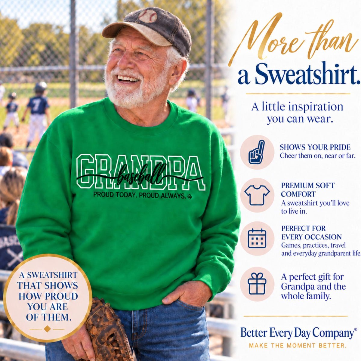 baseball grandpa sweatshirt main