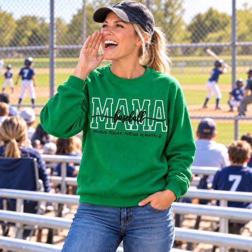 Baseball Mama Sweatshirt - full photo