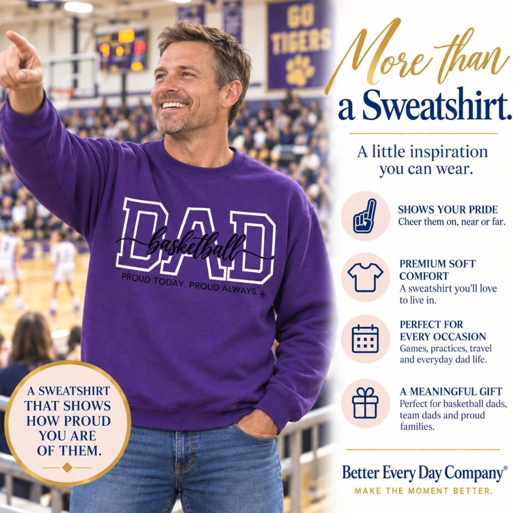 basketball dad sweatshirt main