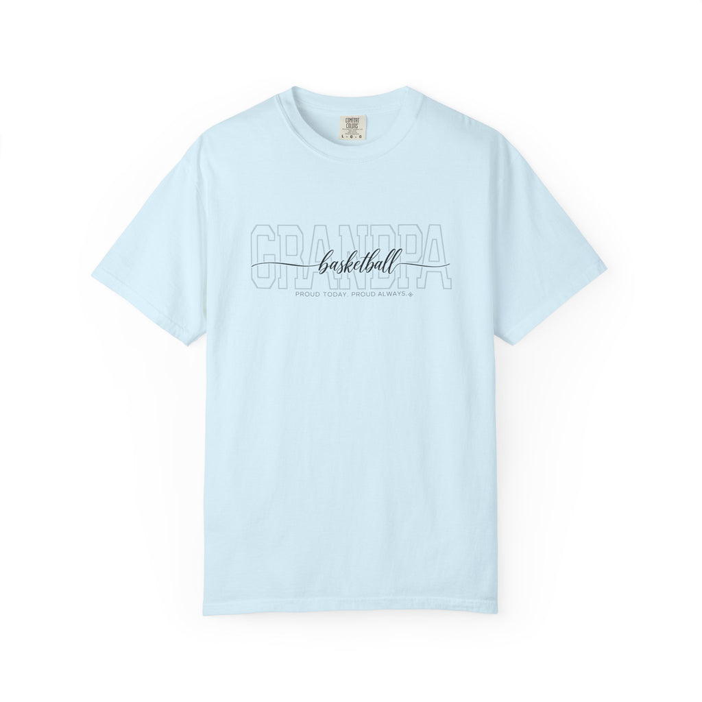 Basketball Grandpa shirt - Carolina Blue