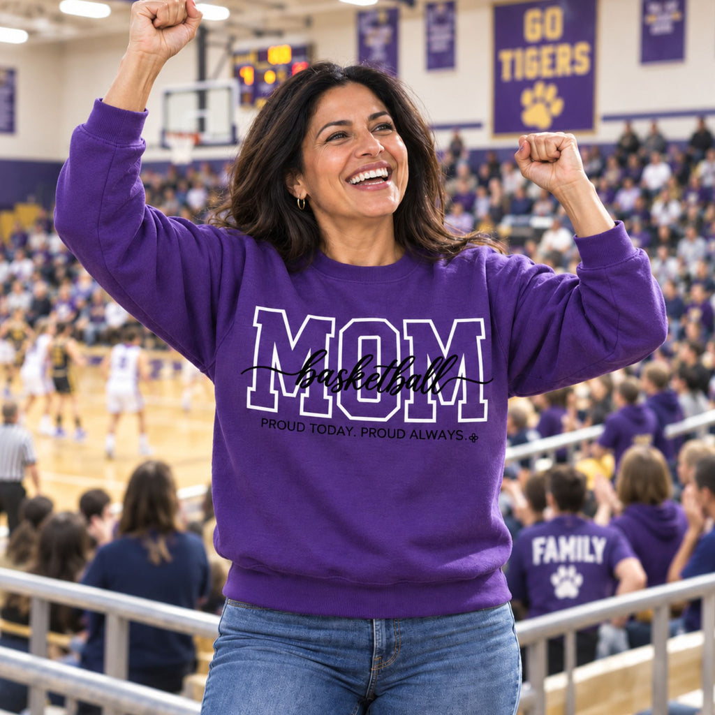 basketball mom sweatshirt full