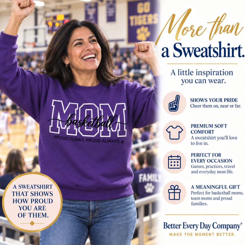 basketball mom sweatshirt main