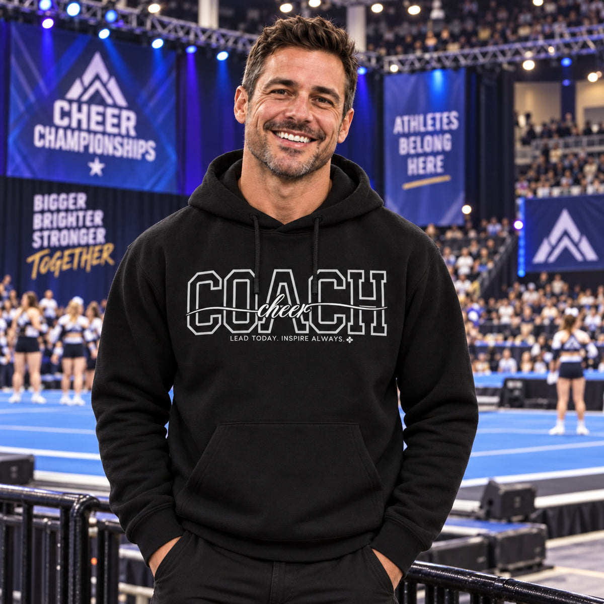 Cheer Coach Hoodie - full photo