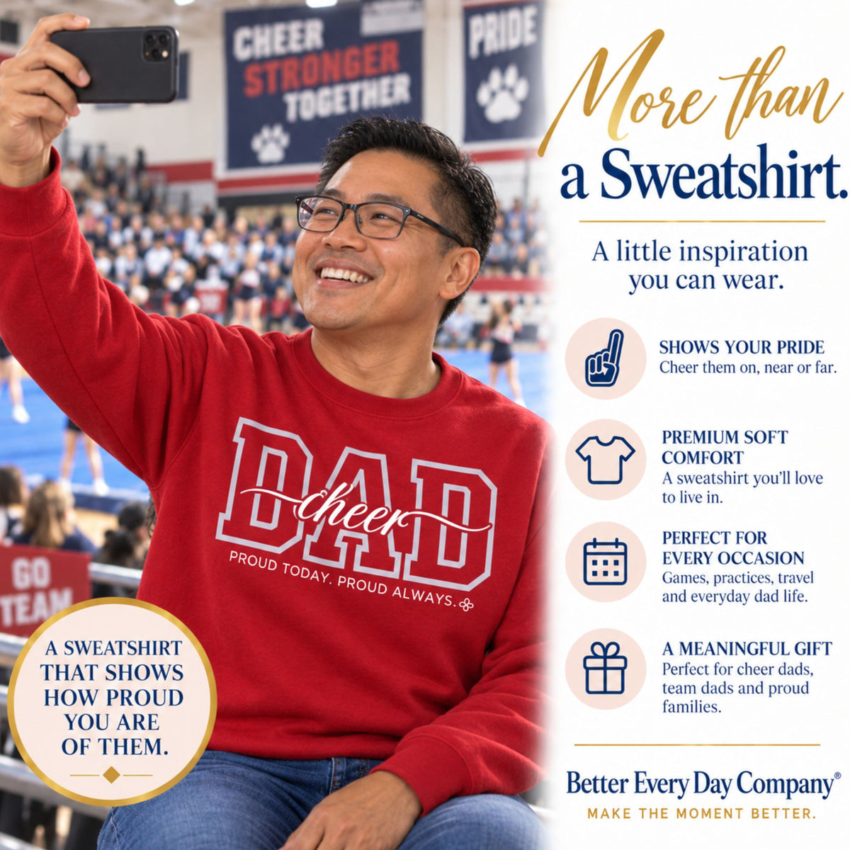 cheer dad sweatshirt main