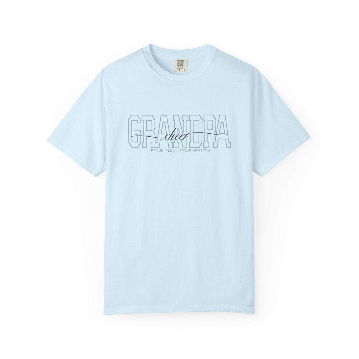 Cheer Grandpa shirt - Carolina Blue