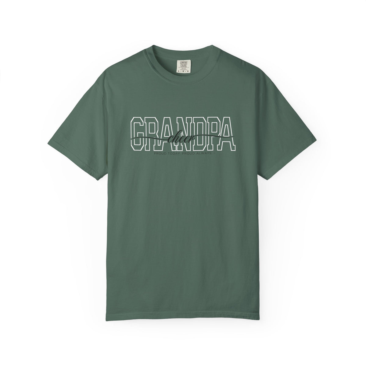 Cheer Grandpa shirt - Forest Green