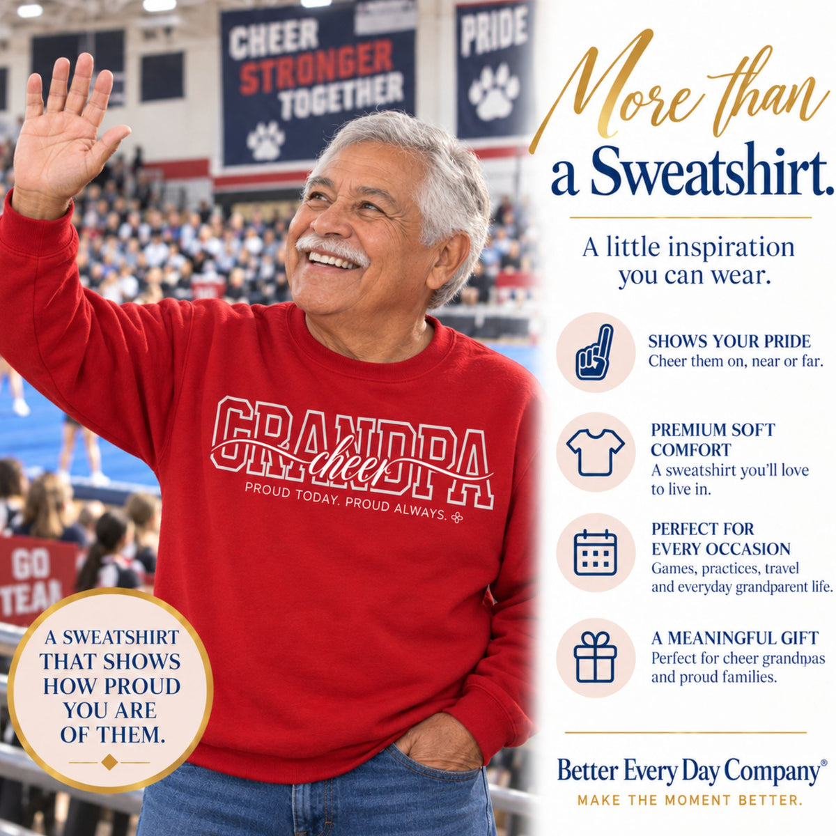 cheer grandpa sweatshirt main