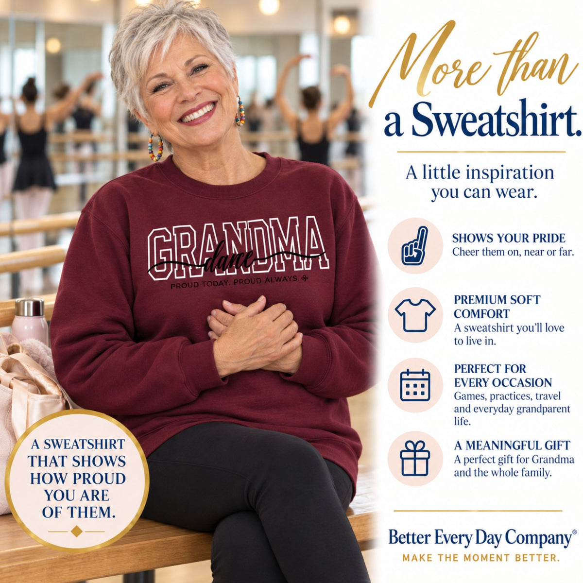 dance grandma sweatshirt main