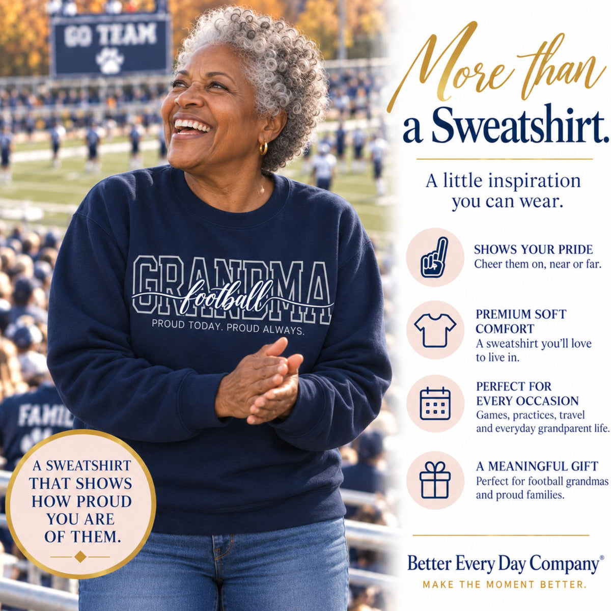 football grandma sweatshirt main