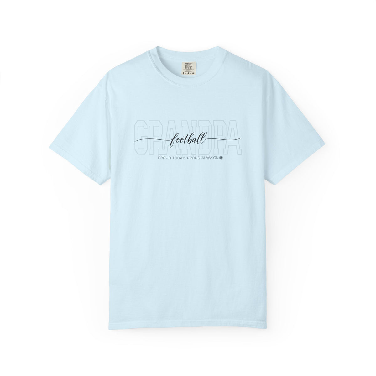 Football Grandpa shirt - Carolina Blue