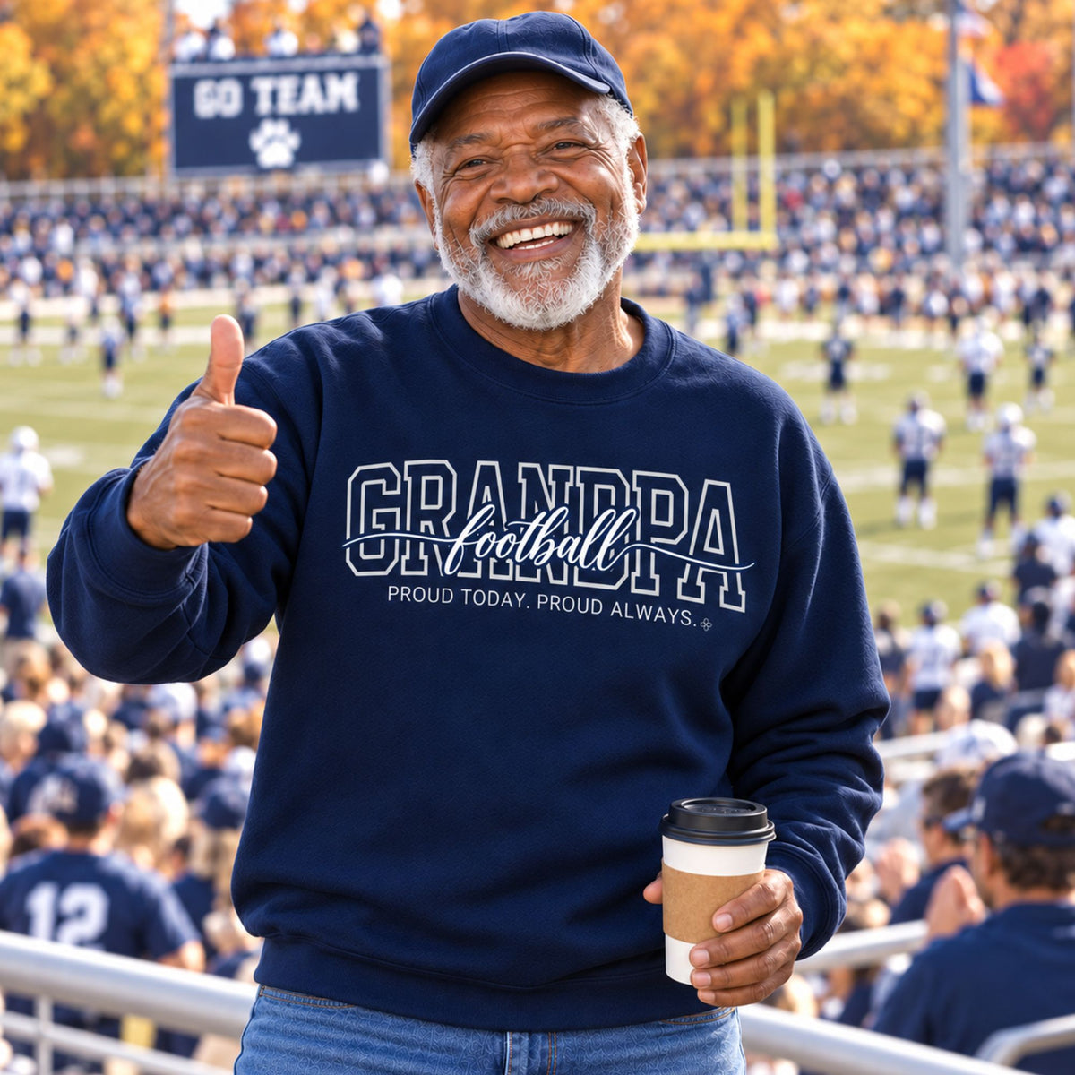 football grandpa sweatshirt full
