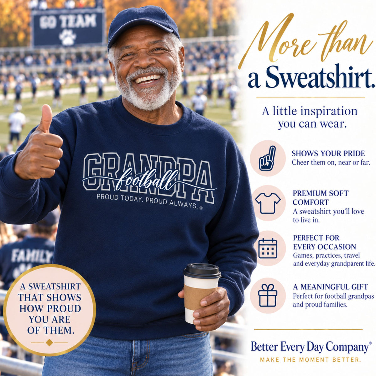 football grandpa sweatshirt main