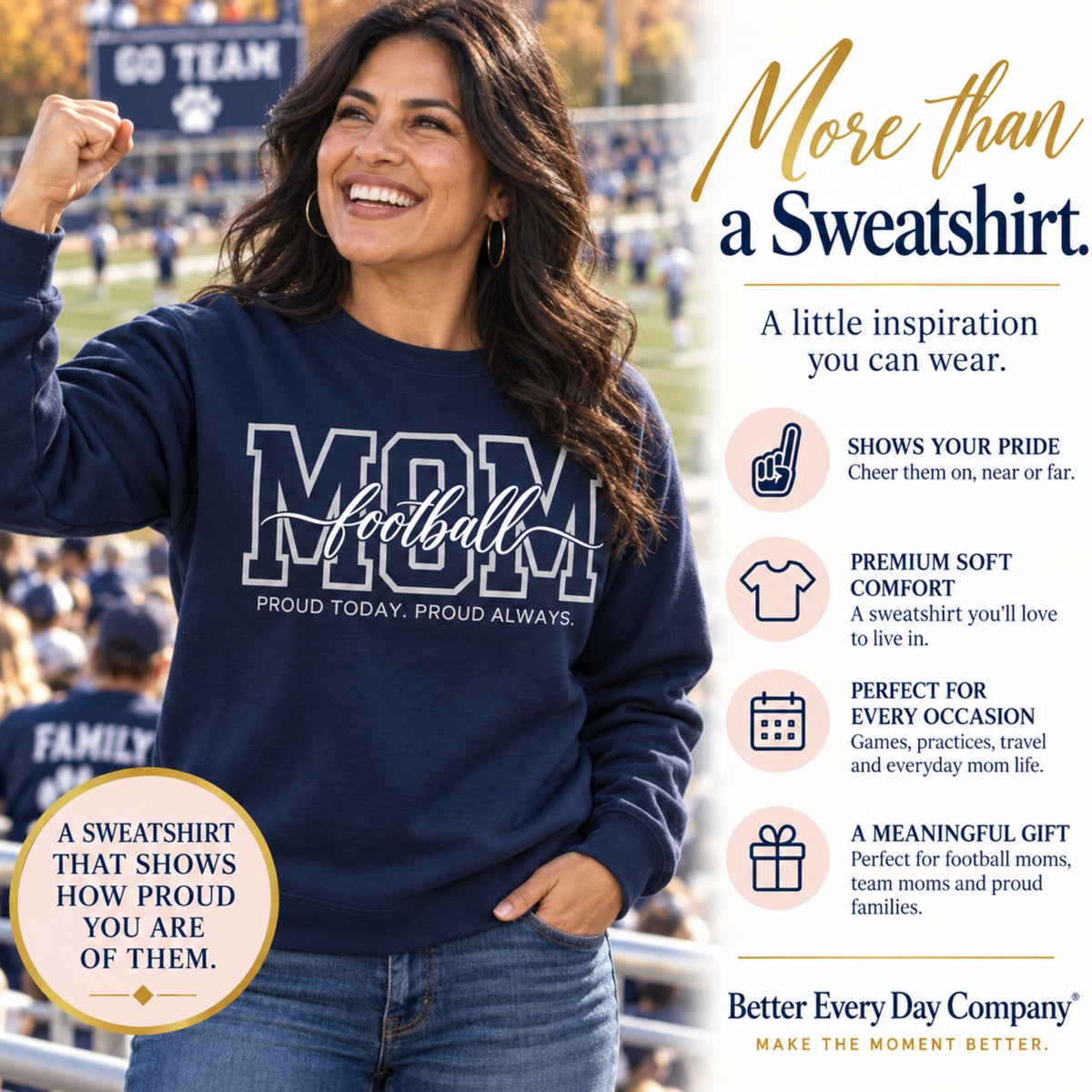 football mom sweatshirt main