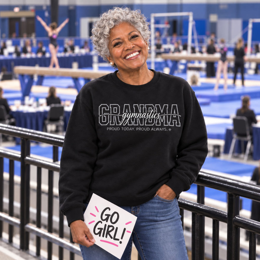 gymnastics grandma sweatshirt full