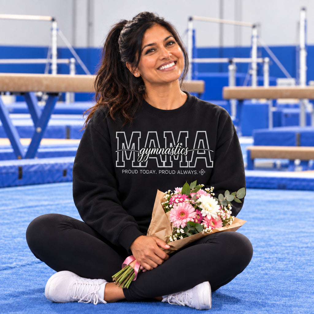 Gymnastics Mama Sweatshirt - full photo