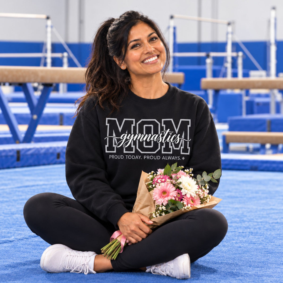 gymnastics mom sweatshirt full