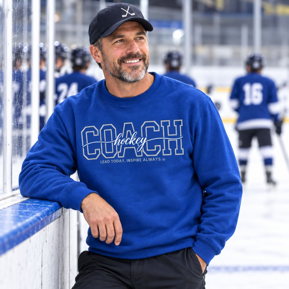 hockey coach sweatshirt full