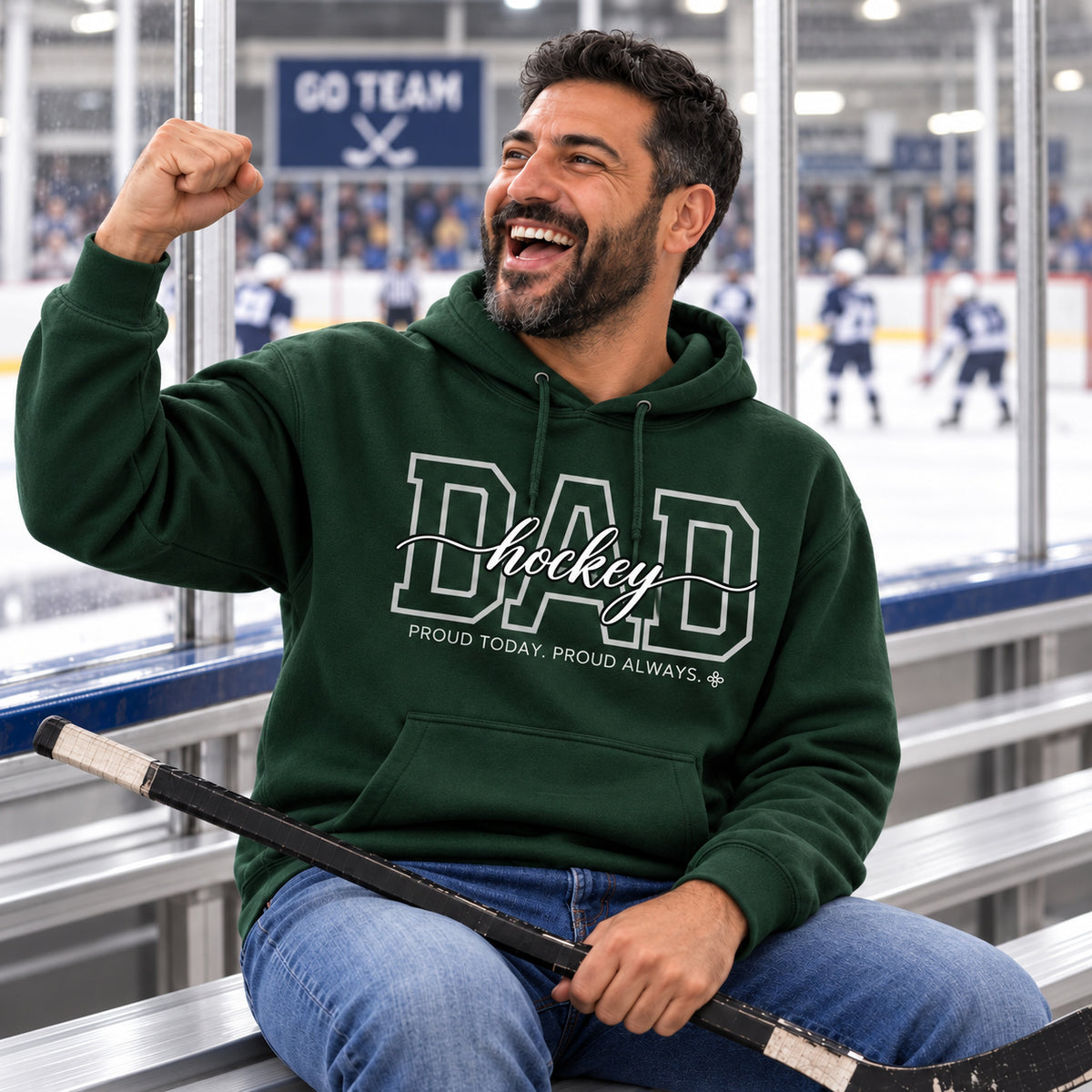 Hockey Dad Hoodie - full photo