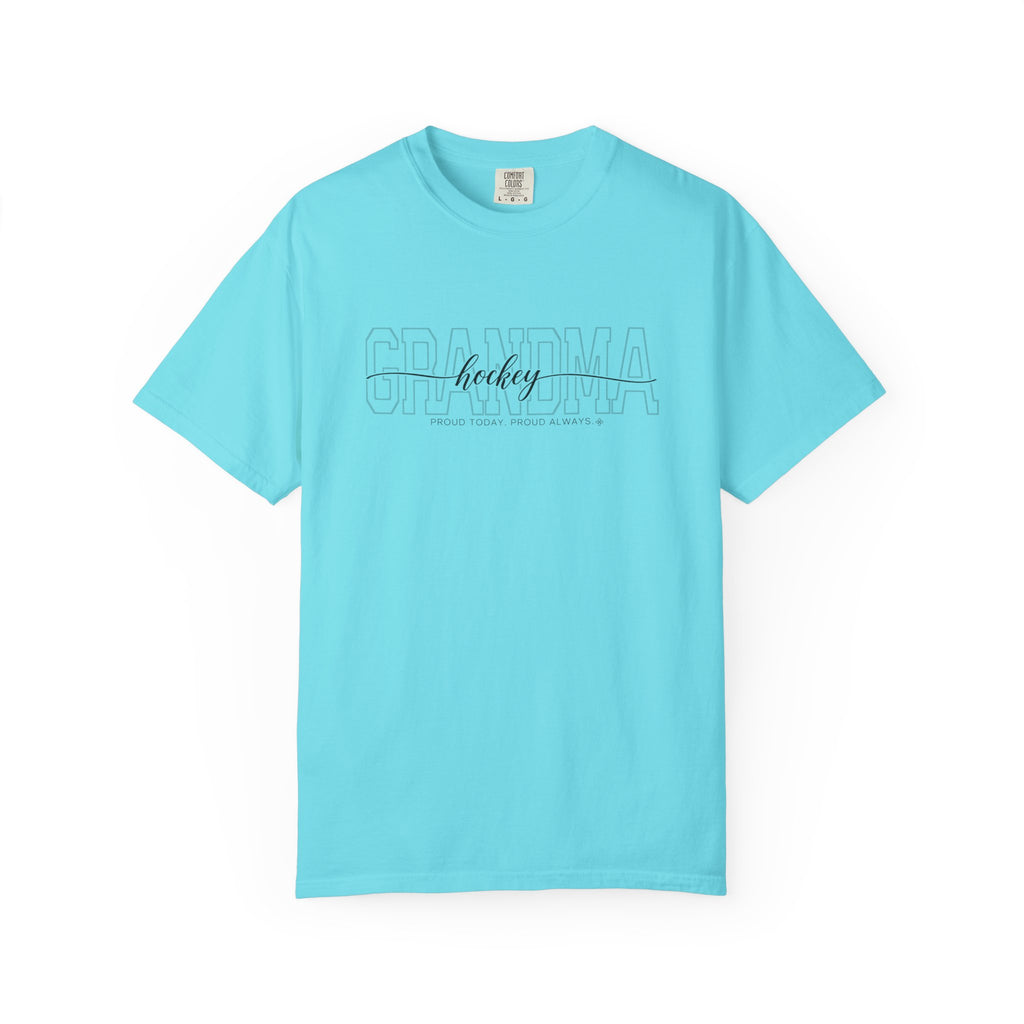 Hockey Grandma shirt - Teal