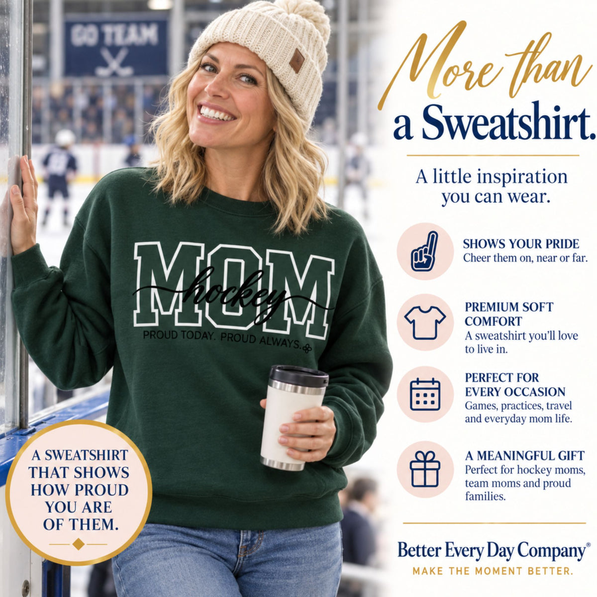 hockey mom sweatshirt main