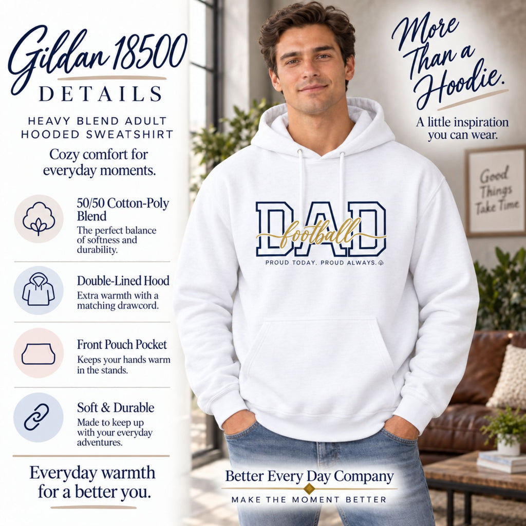 Wrestling Grandpa Hoodie - Proud Today. Proud Always. | Choose Your Team Color | Gildan Hoodie