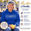 Softball Grandma Hoodie - Proud Today. Proud Always.