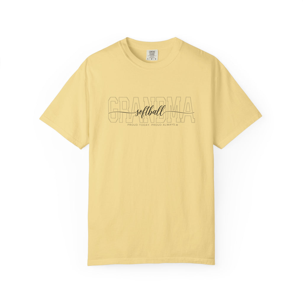 Softball Grandma shirt - Yellow