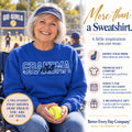 softball grandma sweatshirt main
