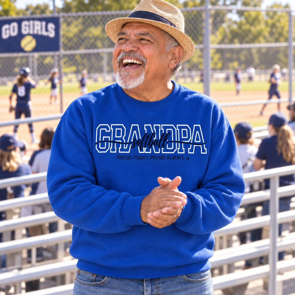 softball grandpa sweatshirt full