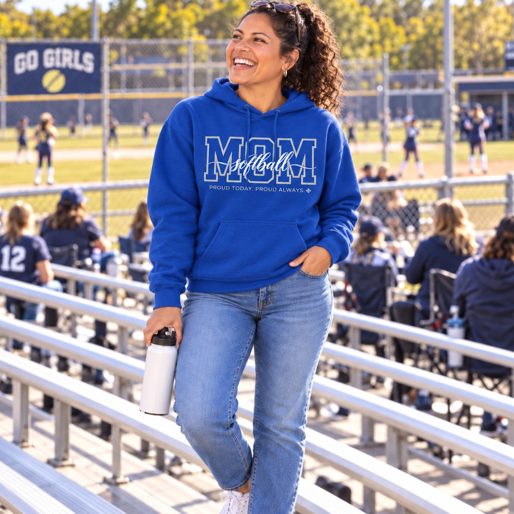 Softball Mom Hoodie - full photo