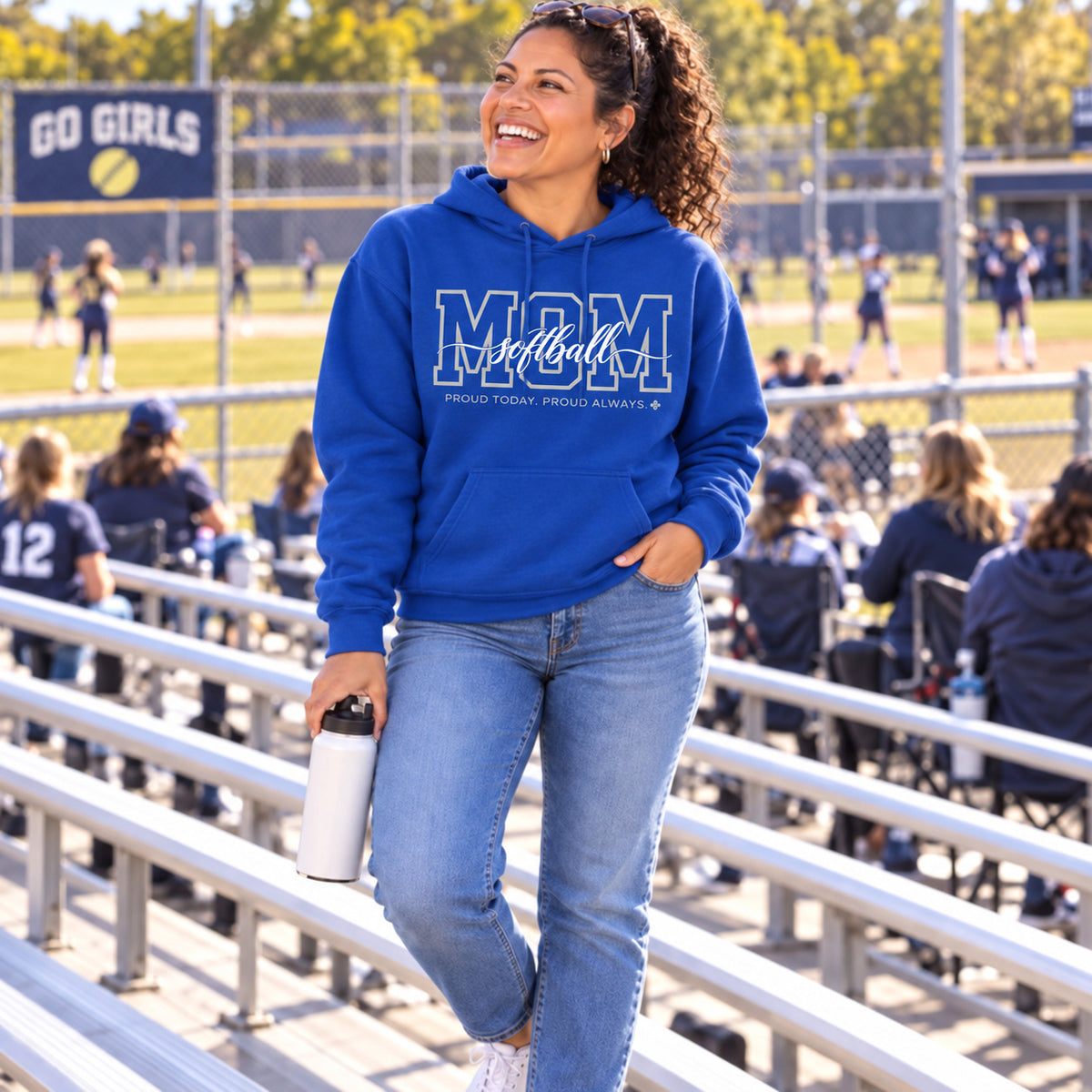 Softball Mom Hoodie - full photo