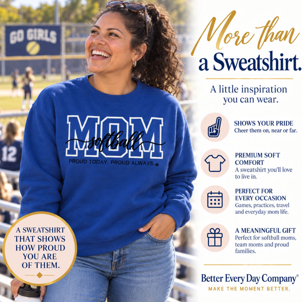 softball mom sweatshirt main