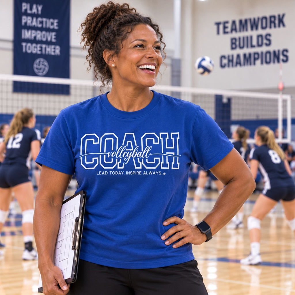 volleyball coach shirt full