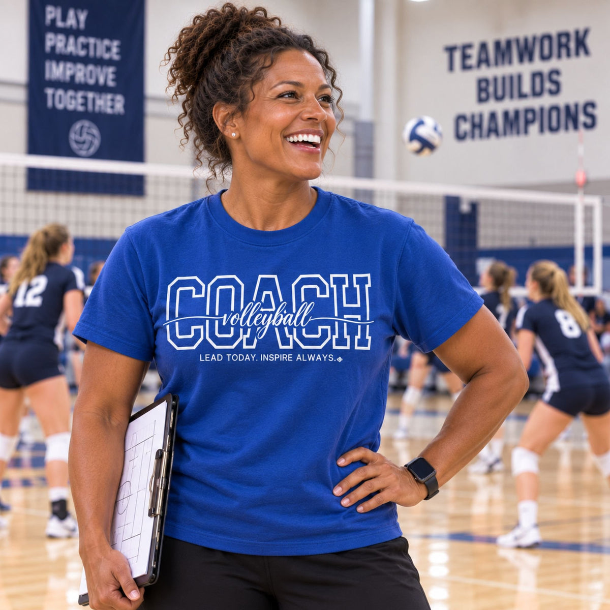 volleyball coach shirt full
